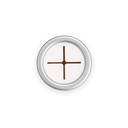 Inofix 2089-7-000 Colgador Paños Cocina Redondo Adhesivo Cromo Mate PVC Flexible