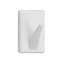 Inofix Colgador Adhesivo Clasico Blanco 2075-2-000 (Blister 4 Unid.)