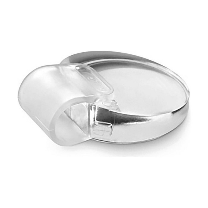 Inofix Tope de puerta de caucho transparente con adhesivo extra fuerte