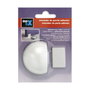 Inofix Retenedor magnético de puerta de madera blanco