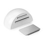 Inofix Retenedor magnético de puerta de madera blanco