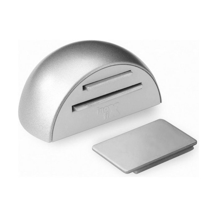 Inofix Retenedor magnético de puerta de madera con acabado cromo mate