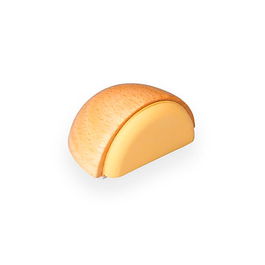 Inofix Tope Adhesivo Madera Haya Caucho Uso en Puertas Interior 24x48x35mm