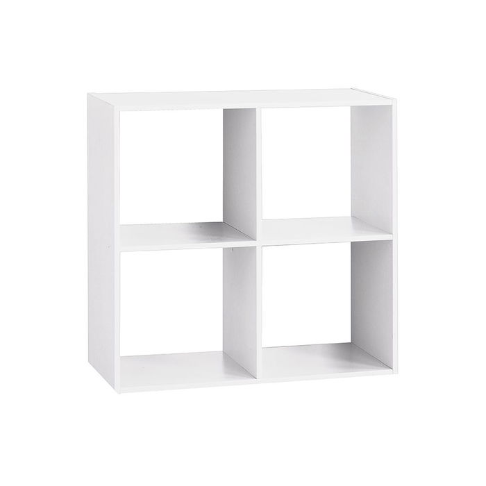 Atmosphera Estanteria Madera Blanco 67,6 x 32 x 67,6 cm para 4 Cajas Organizadoras Atmosphera Estanteria Madera Blanco 67,6 x 32 x 67,6 cm para 4 Cajas Organizadoras