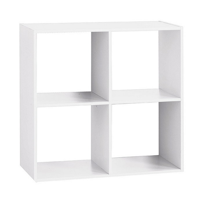 Atmosphera Estantería Dinamic de Madera Blanca para 4 Cajas Atmosphera Estantería Dinamic de Madera Blanca para 4 Cajas