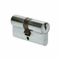 Edm Cilindro 60 mm (30+30 mm) niquelado leva larga r15 con 3 llaves de serreta