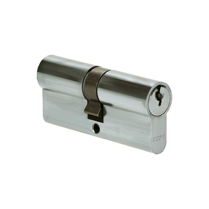 Edm Cilindro 70mm (35+35mm) niquelado, leva corta r13 con 3 llaves de serreta
