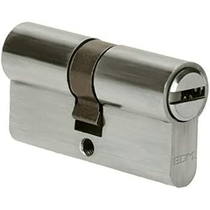 Edm Cilindro 60mm (30+30mm) niquelado, leva corta r13 con 5 llaves seguridad incluidas