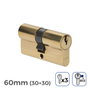 Edm Cilindro de latón 60mm (30+30mm) leva corta r13 con 3 llaves de serreta