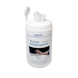 Logilink Toallitas de limpieza para pantallas (100 unidades)
