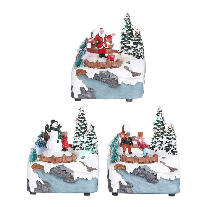 House Of Seasons Escena Navideña Modelos Surtidos 11x9x13,5cm House Of Seasons Escena Navideña Modelos Surtidos 11x9x13,5cm