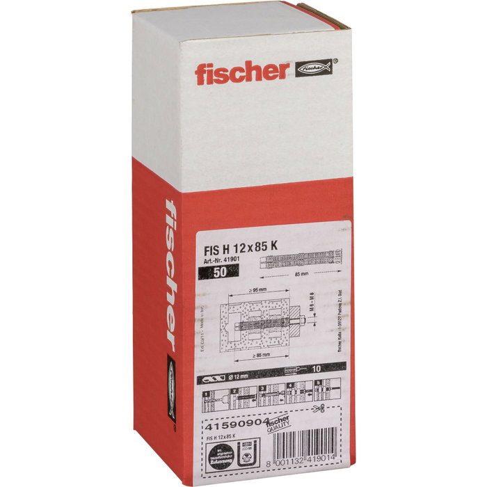 FISCHER Taco Nylon FIS H K 12x85 mm para Anclaje Químico