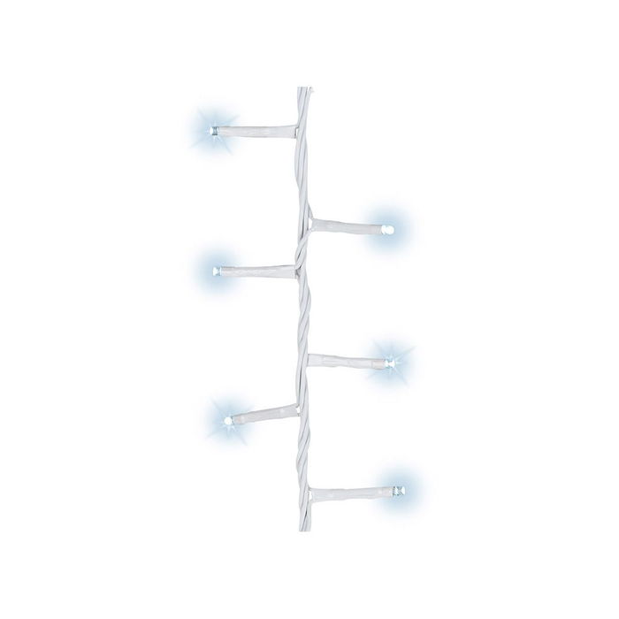Lumineo Guirnalda LED Compact 500 Leds Parpadeante Exterior Blanco Frío Cable Blanco 16m