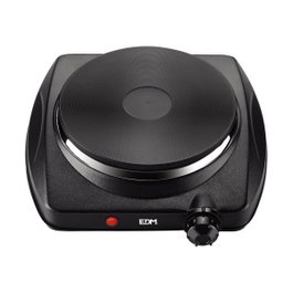 Edm Cocina eléctrica 1 fuego CE/A13 1400 W Negra