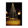 Cortina de luces LED Blanco cálido 360 leds 8 m