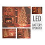Cuadro Decorativo LED Chimenea 38x1,5x28cm Colores / Modelos Surtidos