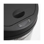 5Five Papelera con sensor de apertura automática Alpha plata/negro 42 l