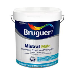Bruguer Pintura Mistral Acrílica Estirenada Blanco Mate 4 l