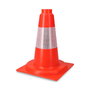 Cono de Señalización Polipropileno Naranja 30cm Reflex