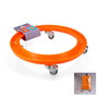 Inofix Patín para Bombona de Butano Ø310x68mm con Ruedas para Desplazamiento Fácil y Seguro