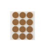 Inofix Plasfix Pack 12 Fieltros Adhesivos Marrón Sintéticos Lana Acrílica Ø22mm