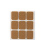 Inofix Plasfix Pack 9 Fieltros Adhesivos Marrón Sintéticos 29x23mm