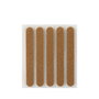 Inofix Plasfix Pack 5 Fieltros Marrones Sintéticos Adhesivos 95x12x3mm