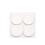 Inofix Plasfix Pack 4 Fieltros Blancos Sinteticos Adhesivos Ø38mm