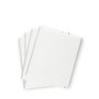 Inofix Plasfix Pack 4 Fieltros Blanco Sintéticos Adhesivos 100x85mm Lana Acrílica Placa de Fieltro Protege Suelo