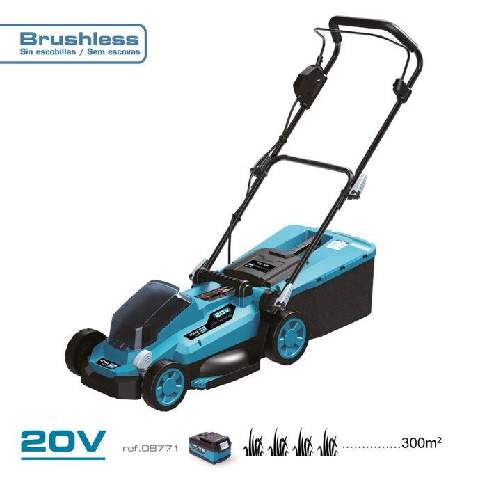 Koma Tools Cortacésped 20v Pro Series 330mm Azul/negro