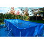 Fun And Go Leaf Pool Cover - Cobertor Cubierta de Malla para Piscina, Protección contra Hojas e Insectos, 5x5 Metros, Azul, Modelo Leaf Pool