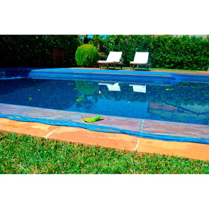Fun And Go Leaf Pool Cobertor de Malla para Piscina 6 x 6 m, Azul Fun And Go Leaf Pool Cobertor de Malla para Piscina 6 x 6 m, Azul