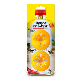 Massó Trampa para avispas, 2 unidades para control en piscina, terraza, jardín y huerto