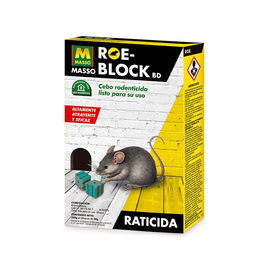 Massó Roe-Block Plus Cebo Raticida en Bloque 260 g