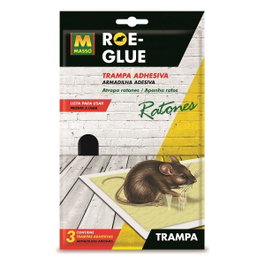 Massó Trampa adhesiva para ratones, blister 3 uds