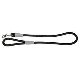 Nayeco Correa Dynamic Negro 100 cm - Dia 12 mm Nylon Trenzado Resistente para Perros Fuertes