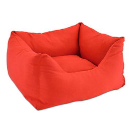 Nayeco Cuna Cuadrada para Perro, Cama Suave con Borde Elevado 59x50x20 cm, Acolchada y Lavable a Máquina, Fabricada en España