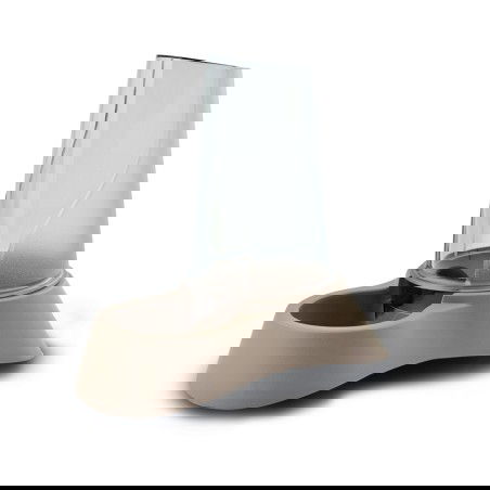 Nayeco Tolva Nuvola 3.5L - Dispensador Comedero y Bebedero para Mascotas, Multifunción, Plástico sin BPA, Semicompacto