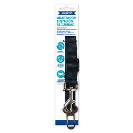 Nayeco Adaptador de Cinturón de Seguridad para Mascotas, Negro, 20 mm