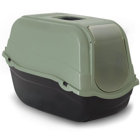 Nayeco Gatera Eco line Plástico Reciclado 57 x 39 x 41 cm con Puerta Basculante para Mascotas