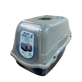 Nayeco Gatera Eco line Plástico Reciclado 57 x 39 x 41 cm con Puerta Basculante para Mascotas