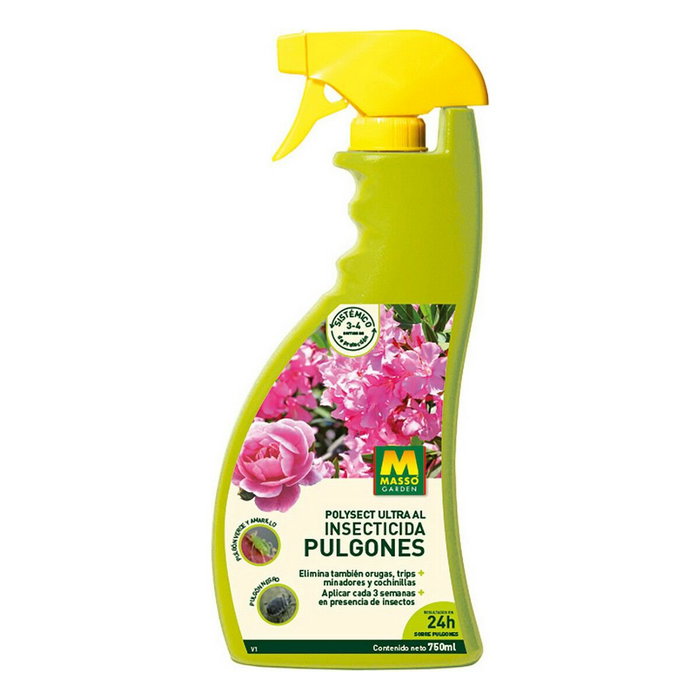 Massó Insecticida sistémico contra pulgones con pistola pulverizadora, 750 ml Massó Insecticida sistémico contra pulgones con pistola pulverizadora, 750 ml