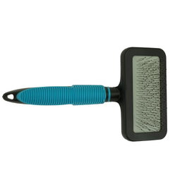 Nayeco Carda Pequeña para el Cepillado Diario de Mascotas, Apta para Todo Tipo de Pelo, Mango Ergonómico