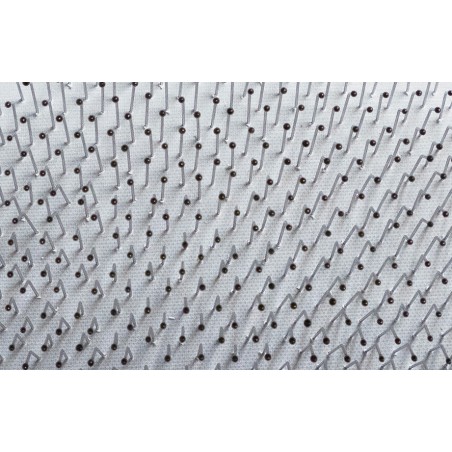 Nayeco Carda Pequeña para el Cepillado Diario de Mascotas, Apta para Todo Tipo de Pelo, Mango Ergonómico