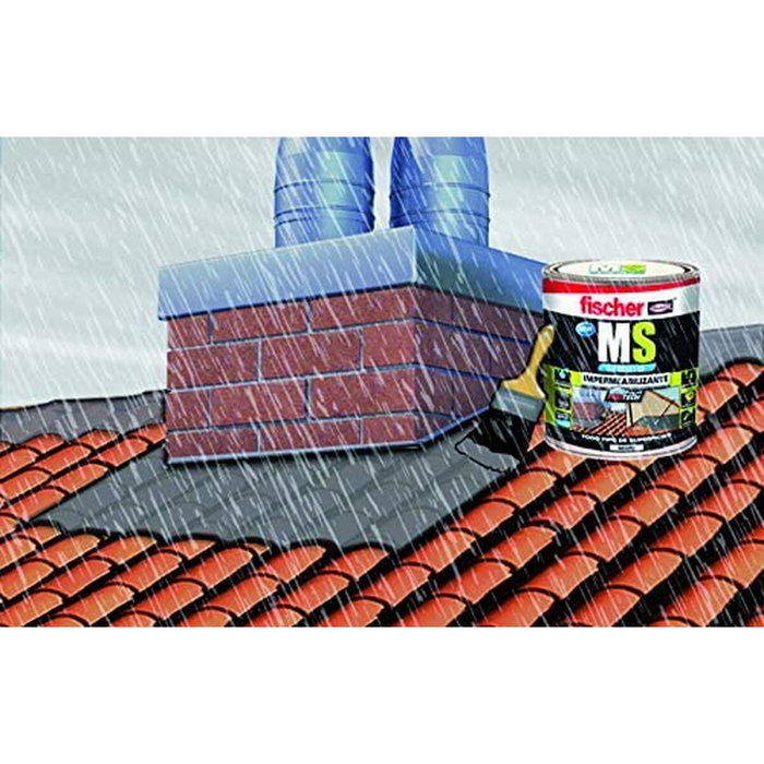 Fischer Impermeabilizante MS Líquido Gris 1 kg Fischer Impermeabilizante MS Líquido Gris 1 kg