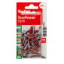 FISCHER Taco Duopower ø6 x 30 mm para tornillos de 3-4 mm, 45 unidades