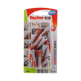 Fischer Duopower Taco Ø8 x 40 mm, Blister 18 uds