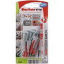 Fischer Duopower ø8 x 40 mm + tornillos ø5 x 55 mm, blister 8 uds