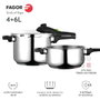 Fagor Set de Ollas Super Rápidas Rápid 4L y 6L Acero Inoxidable 18/10