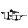 Fagor Set de Ollas Super Rápidas Rápid 4L y 6L Acero Inoxidable 18/10